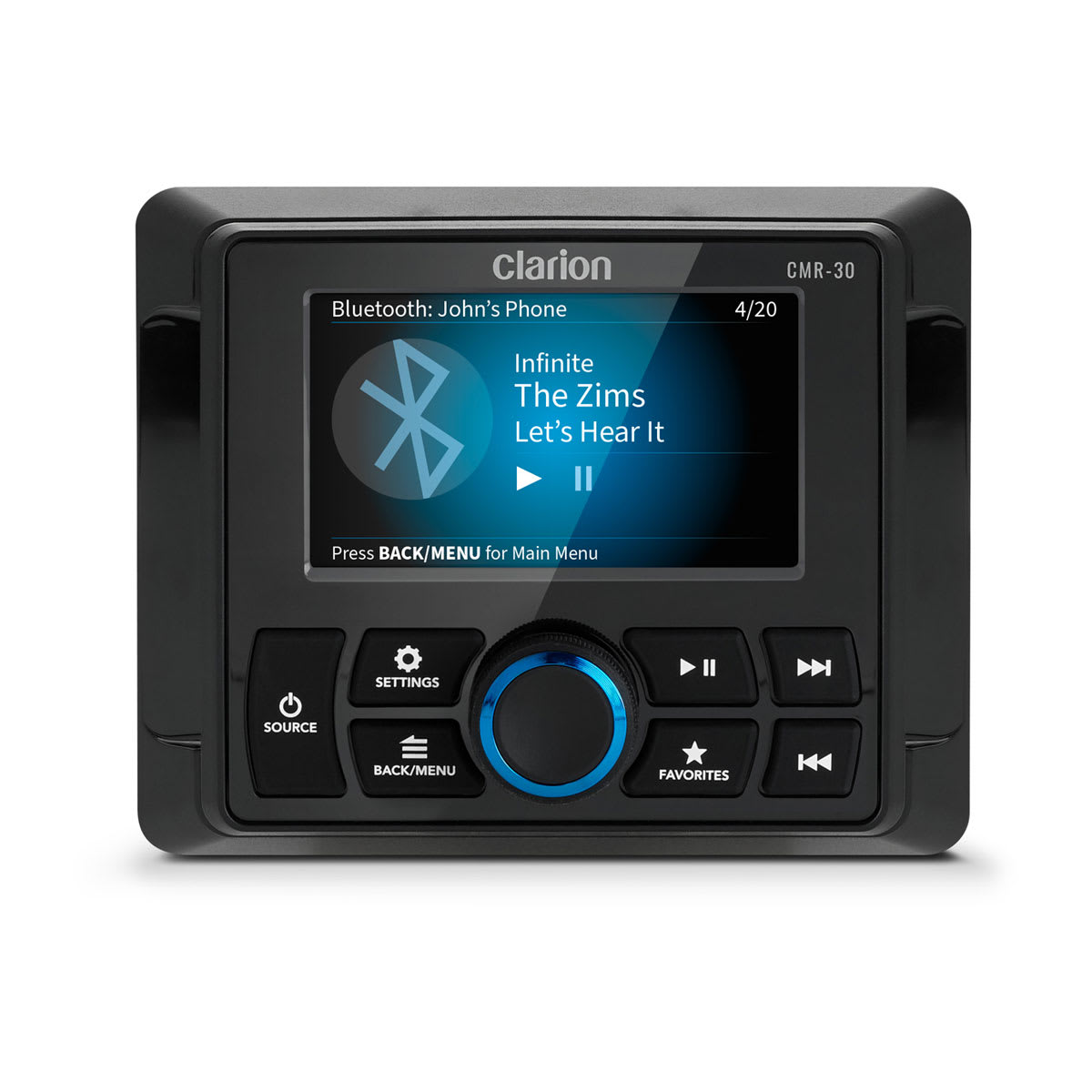 Clarion® Marine CMR-10 Wired Remote - Image 4